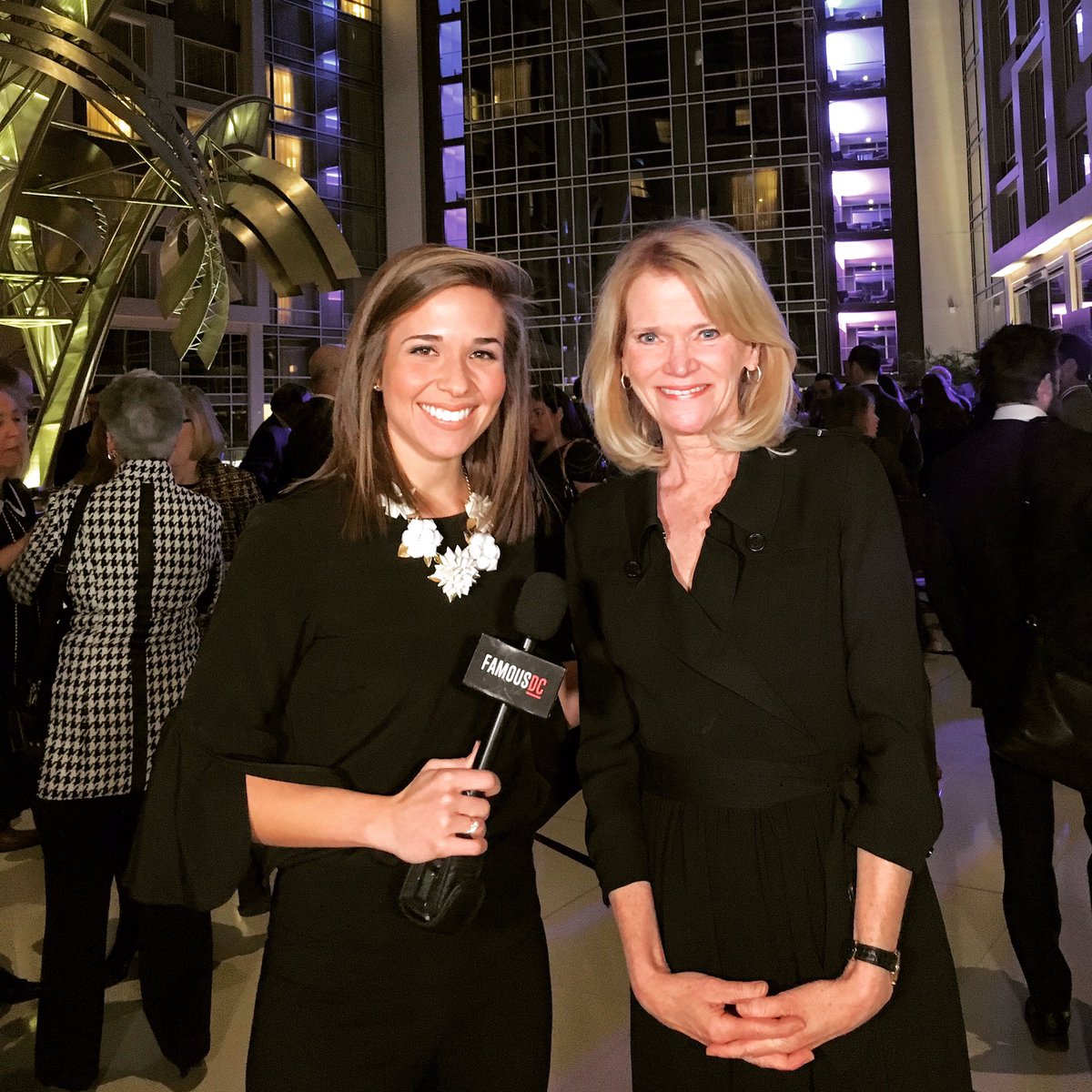 FamousDC's tweet photo. Thanks for making time for #FamousDC at last night's @NatPress Awards Dinner, @MarthaRaddatz!

Congratulations on your Sol Taishoff Award. https://t.co/qygan1CAw5