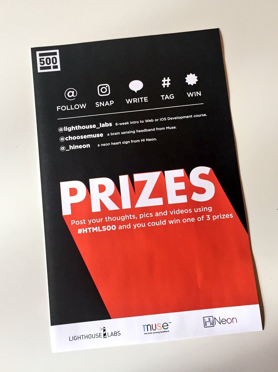 izzydoesizzy's tweet photo. Excited for some awesome social prizes tomorrow at @TheHTML500 ! 😍 #HTML500 https://t.co/qmNWqmk3sw