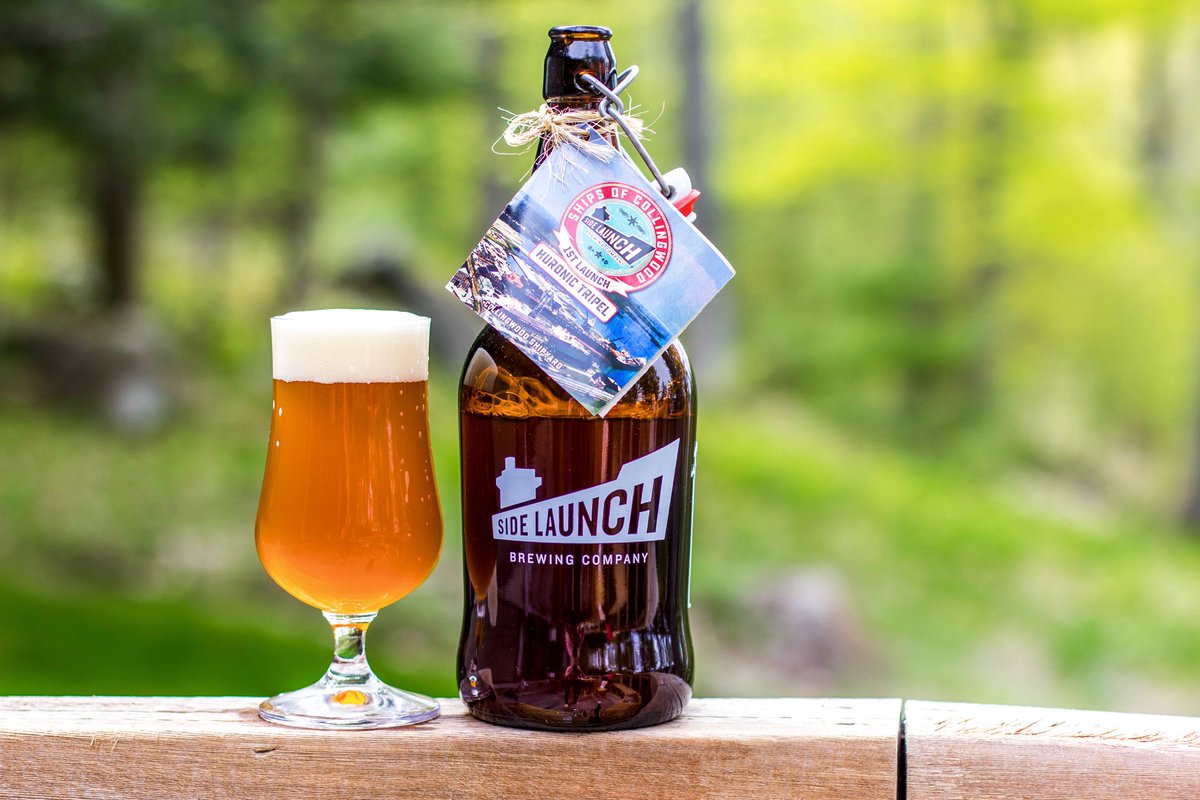CdnBrewAwards's tweet photo. The third #gold medal win for #cbas2016 #breweryoftheyear @sidelaunch was Huronic Tripel in the Belgian-Style Tripel category! https://t.co/R6ROK6Do5Z
