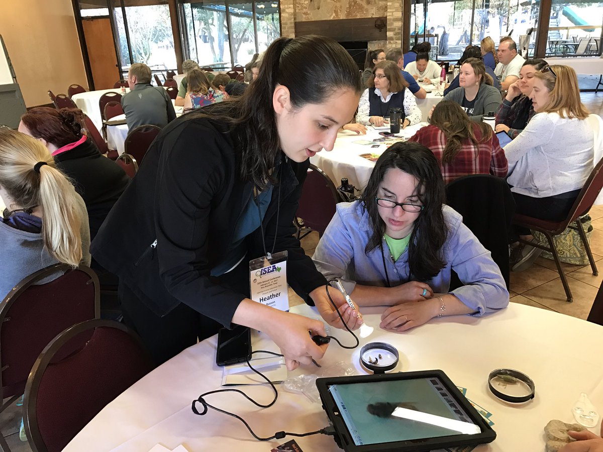 TXGCP's tweet photo. #CitizenScience toys in action at @ISEATX  #ISEATX2017 with @4HCAPITAL @girlstart @houstonzoo @UTESI - collaboration in action! https://t.co/BI7k9DkK01