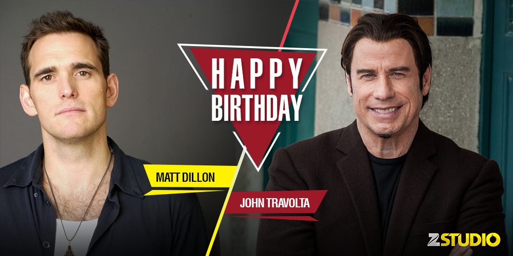 Another year older, another year wiser! Here s wishing John Travolta and Matt Dillon a very happy birthday! 