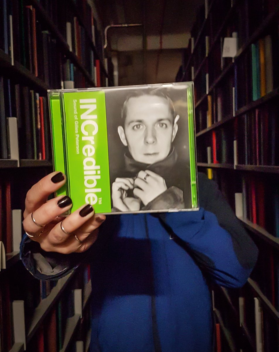 natlibscot's tweet photo. This week's #bookface is our first #CDface, featuring legendary DJ and Producer @gillespeterson 🎧🎷📻😀. https://t.co/sHapHdyKCG