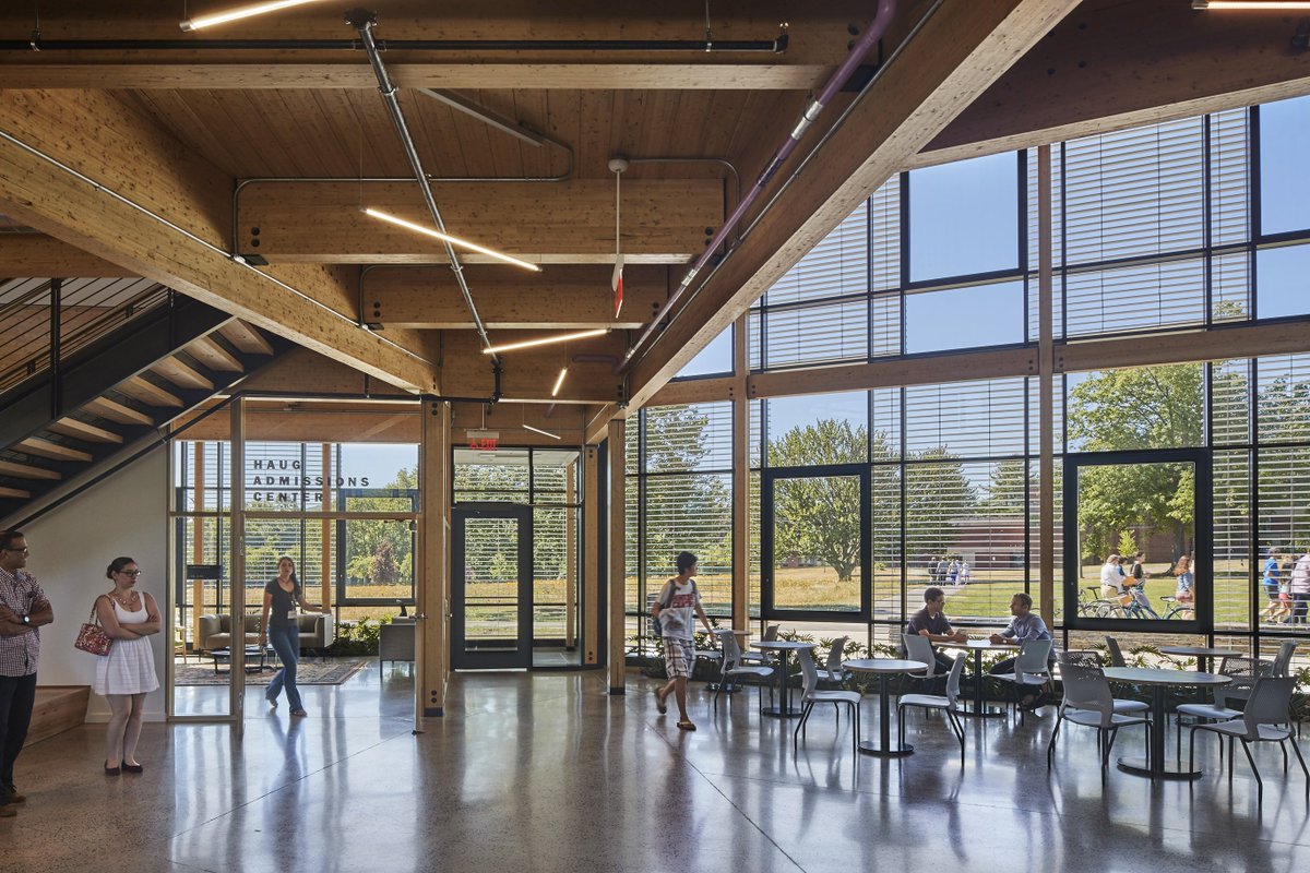 BrunerCott's tweet photo. Thanks to entire @hampshirecolg Community for your inspiration &amp; vision! Kern Center receives top honor for Sustainable Design from @bsaaia https://t.co/iYHipQ5gTQ