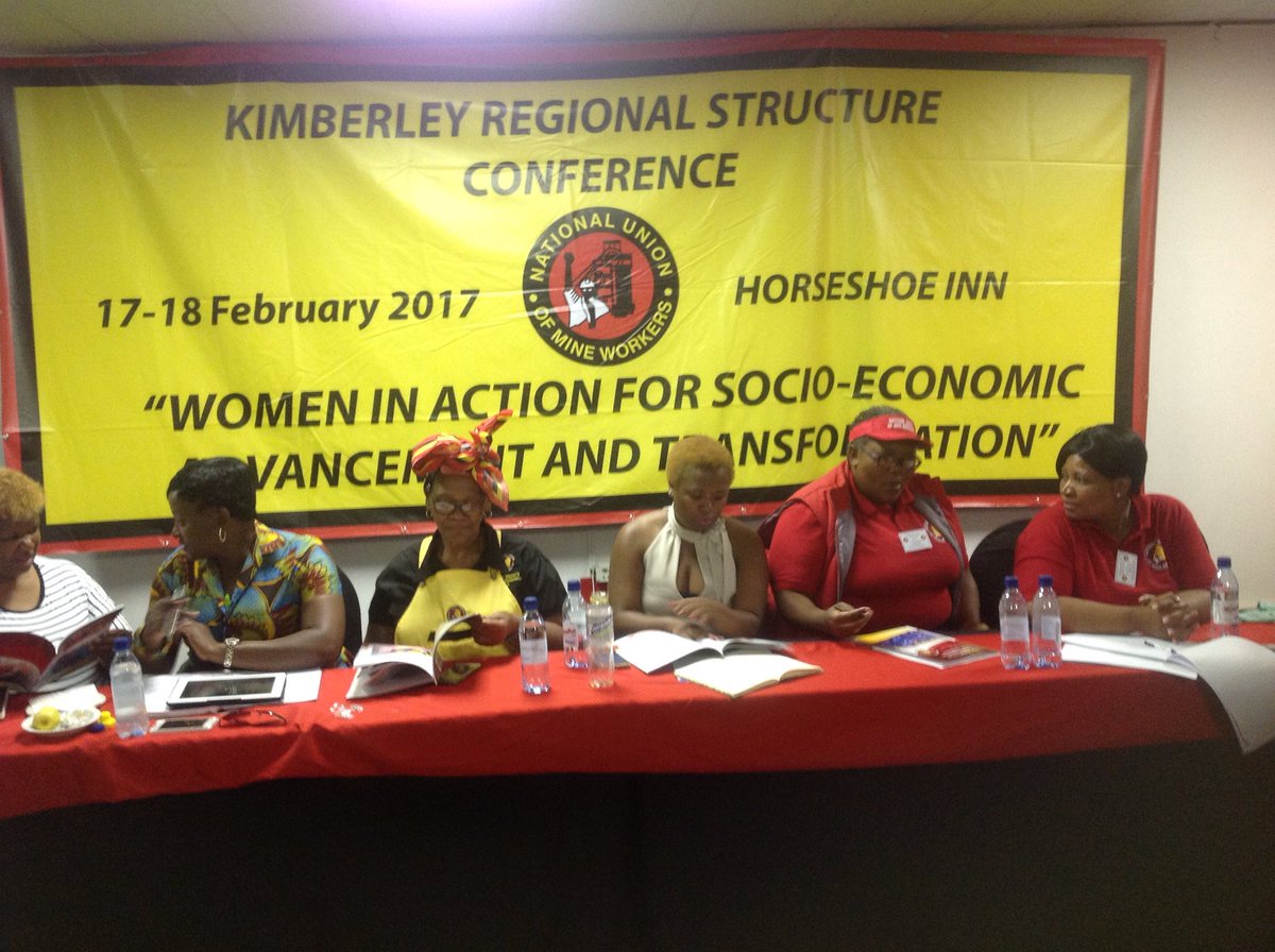 NUM_Media's tweet photo. There are no underground toilets for women at South 32 mine #KimberleyWomenRegionalStructureConference https://t.co/r0RG3PiSin