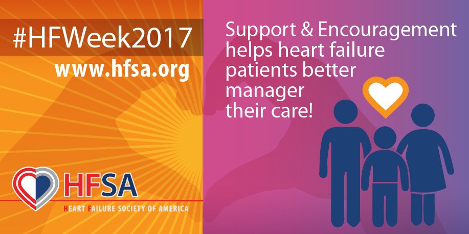 HFSA's tweet photo. Support & encouragement from loved ones helps #heartfailure patients better manage their care! #HFWeek2017 #HFFacts #HFSA https://t.co/77PK8jIveA