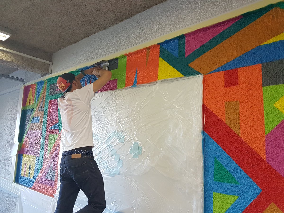 TashinaGiraud's tweet photo. Kedge has talent! Business Engineering student @EBegou leaving his mark. THANKS #createyourcampus @kedgebsTLN @FroehlicherT @PagnonAgnes https://t.co/F0qWpiA03H