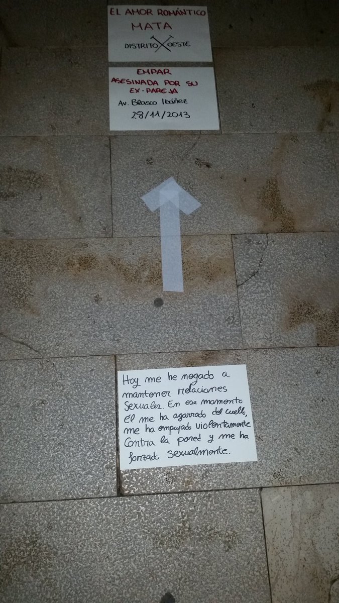 DOesteVLC's tweet photo. Ahir vam fer un recorregut per denunciar la violència masclista. #LAmorRomanticMata Ens volem vives!!!! https://t.co/gF7ZlbYuOS