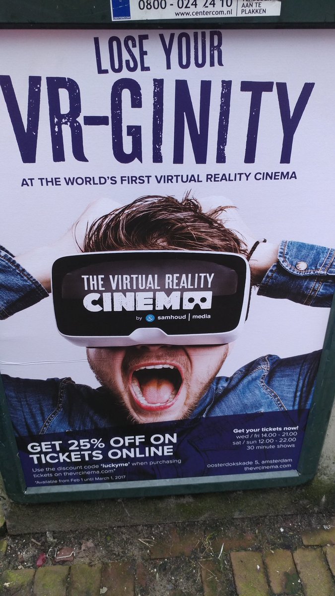 lilyotron's tweet photo. Saw this in Amsterdam. @downtohoerth would you go? :) #VRginity https://t.co/4xUYKIH4mw