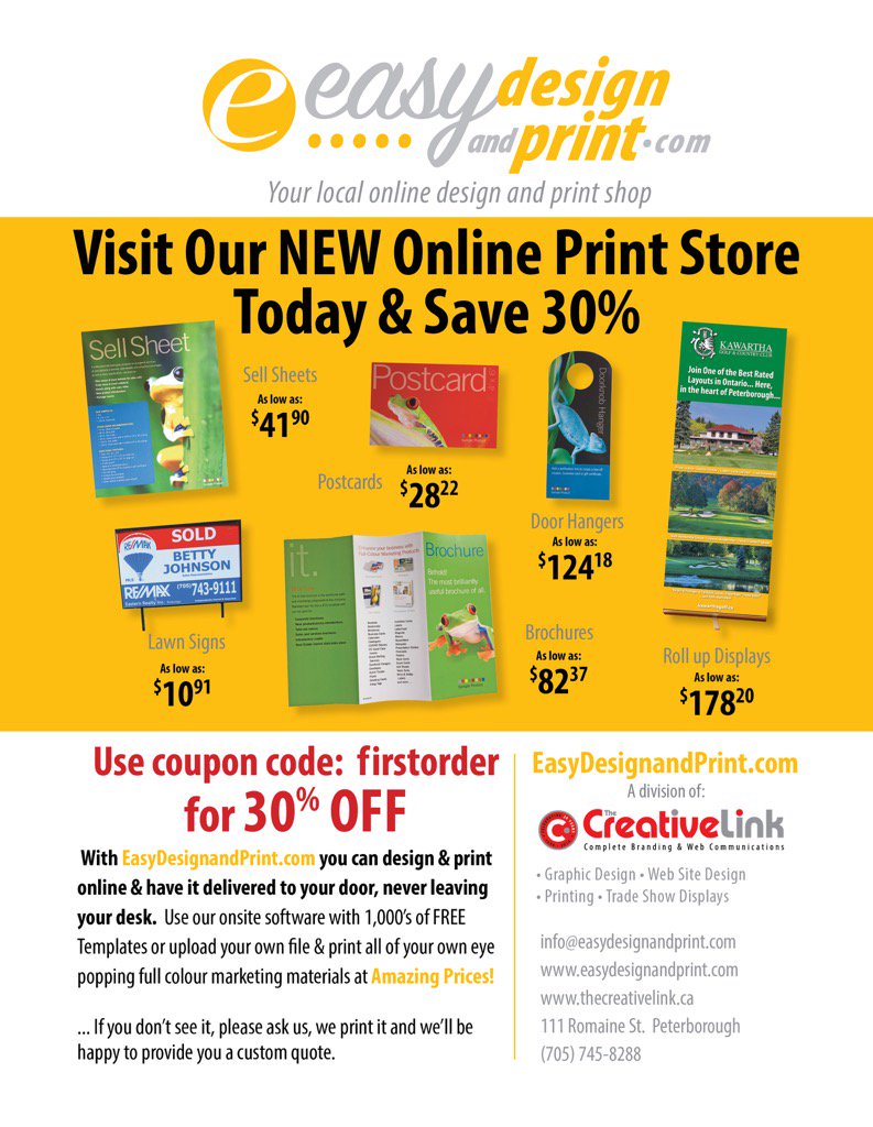 TheCreativeLink's tweet photo. Save 30% on printing never leaving your desk. #onlineprinting https://t.co/Y8Abgz1V2n