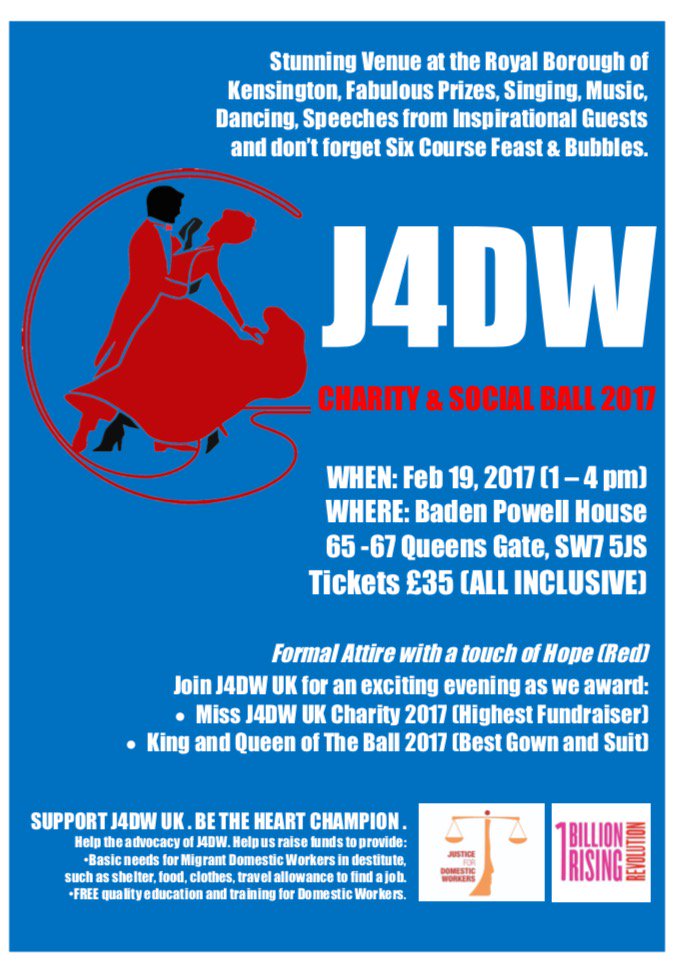 Sunday19th #1billionrising is proud 2 support @J4DWUK @ the charity ball!Buy a ticket 2 support a GREAT cause. RSVP goo.gl/IjqP3m