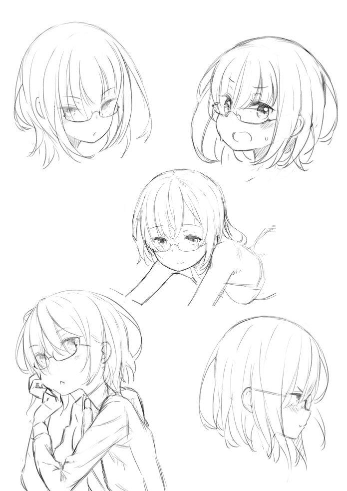 模写練習マシュ 