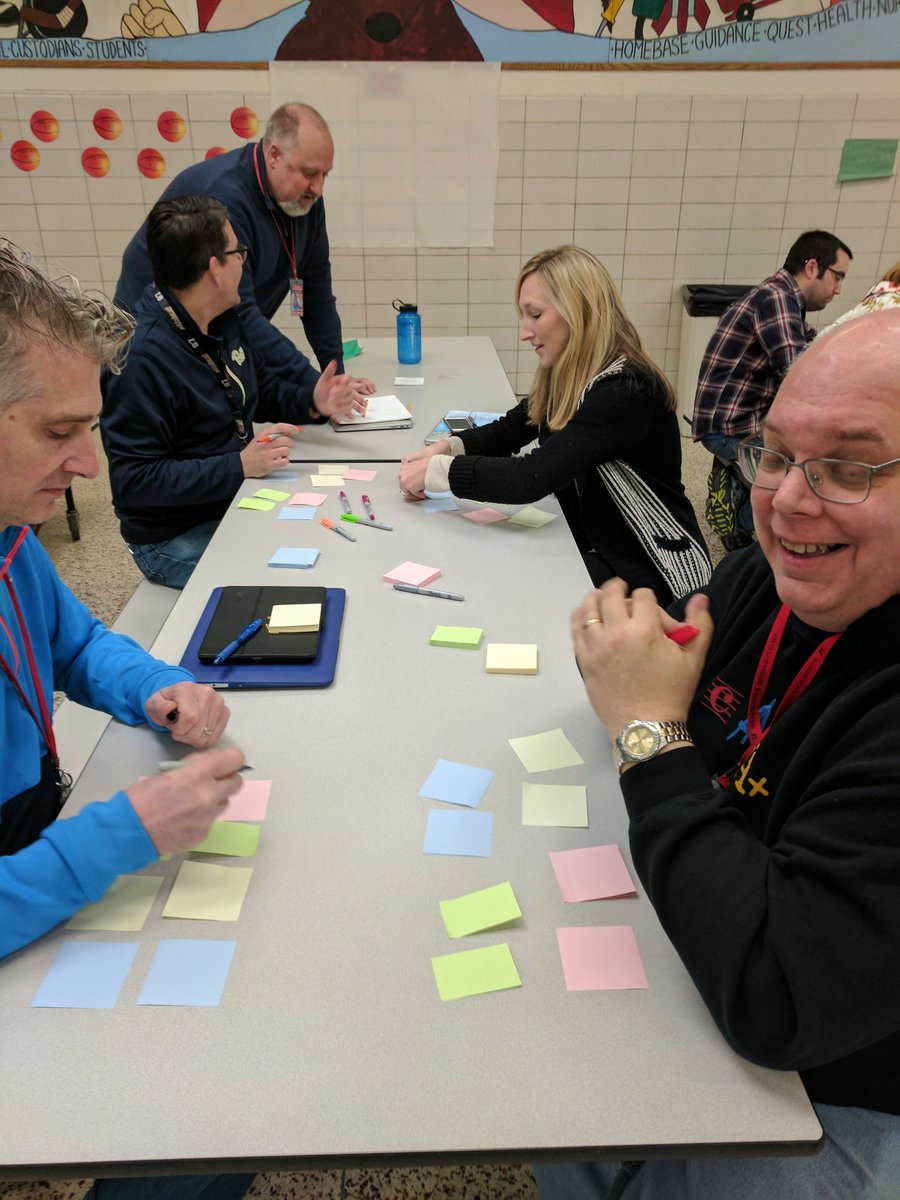 mr_snyder21's tweet photo. Gathering our thoughts re: How we benefited from the #designthinking process personally, interpersonally, and academically. #DMSIL @Luma https://t.co/fHVLwU9hkw