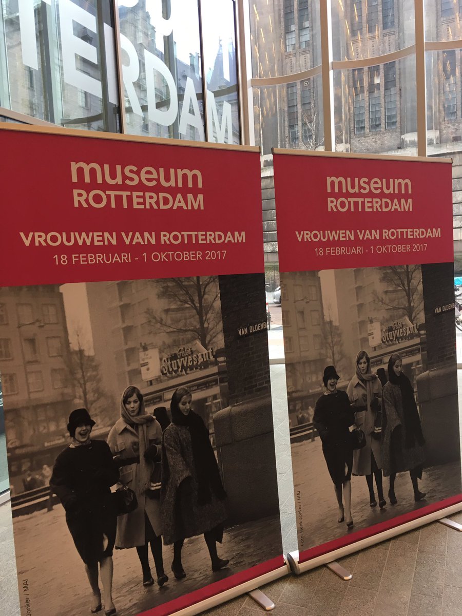 Antoinettelaan's tweet photo. Opening @MuseumRotterdam tentoonstelling Vrouwen van Rotterdam @paulvandelaar #ook010 #niet'his'story #maar'her'story https://t.co/sgr7uHEQLf