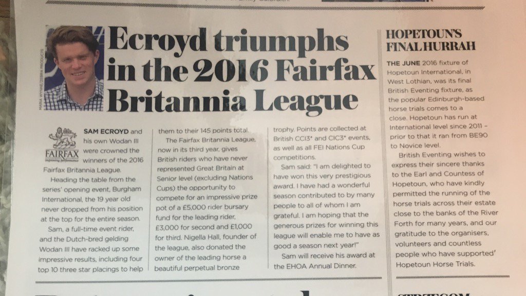 mariawynne's tweet photo. @SamEcroyd @BEventing @ZebraProducts you get everywhere! #rollon2017 #Rastaman https://t.co/YiGvyMBjA6