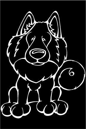 decaldogs's tweet image. Decal Dog of the Day: Samoyed, Get a Car Window Sticker. decaldogs.com #dogsoftwitter #Samoyed