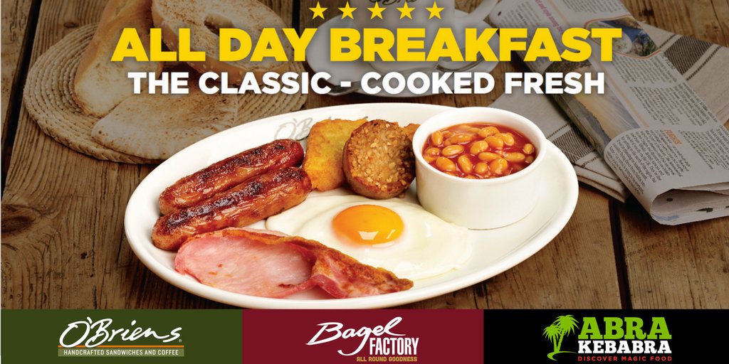 OasisOfTaste's tweet photo. Introducing our NEW All Day Breakfast - The Classic - Cooked Fresh! 

Available all day, every day for just €7.95 including Tea/Coffee. ☕️🍳🥓 https://t.co/JvrzFKl0fs