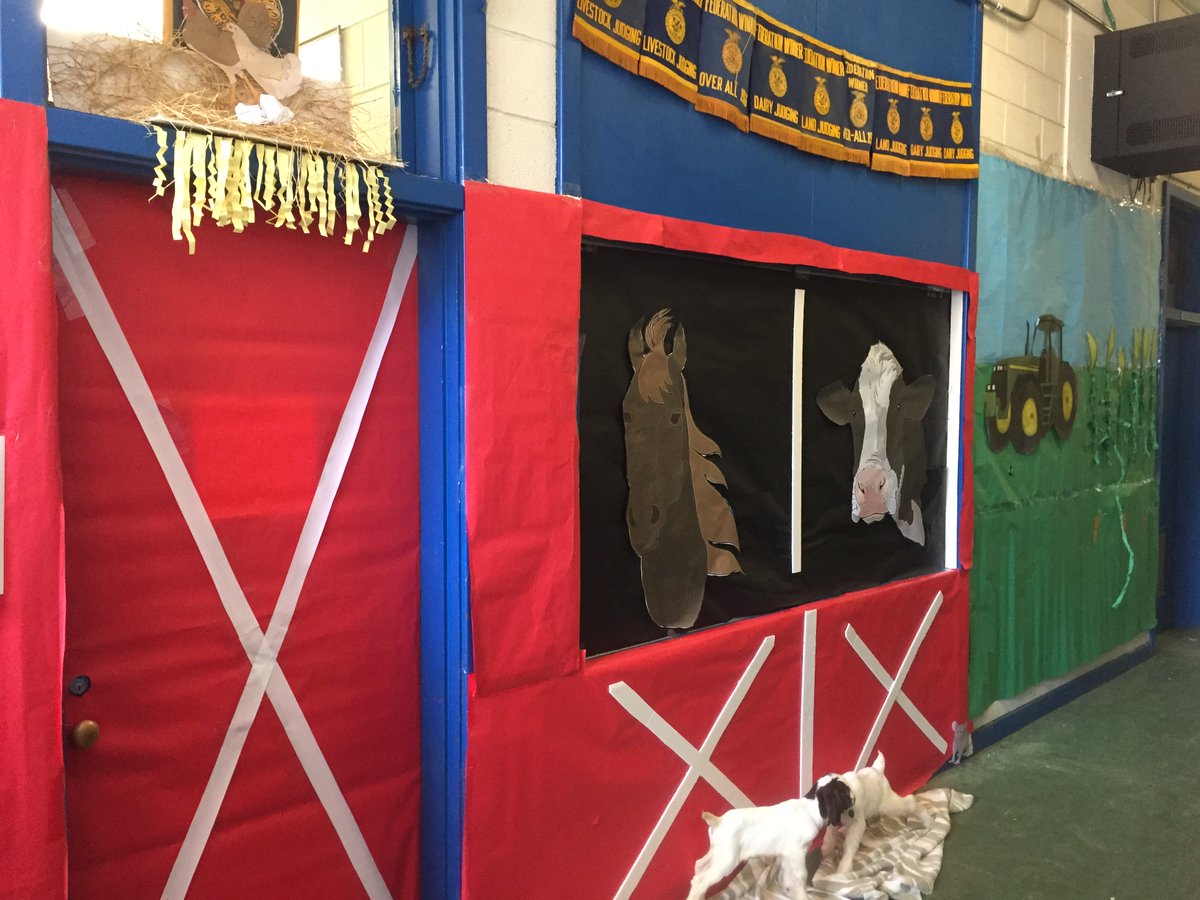 Door 3 of 3 from WRFFA! This "door dec" covers the whole hall! Please like and RT to help your favorite chapter win! #rssctedoor17 <a href="/RSS_CTE/">RSS CTE</a>