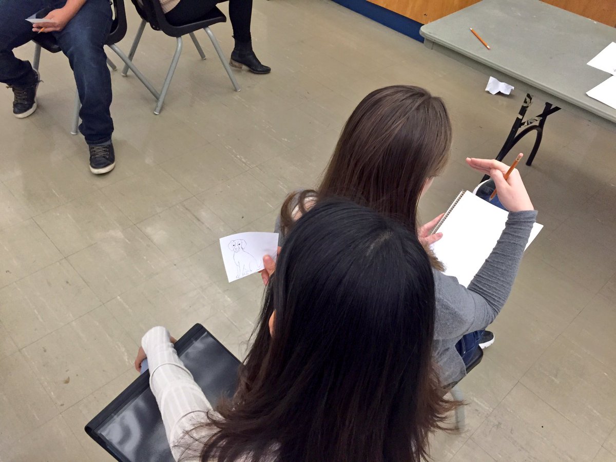 davebehiel's tweet photo. They may not be artists but they're making mistakes & having fun!! #lotsOfMistakes #lotsOfFun #EWC & the "importance of directions lesson"! https://t.co/si7KzMjnwI