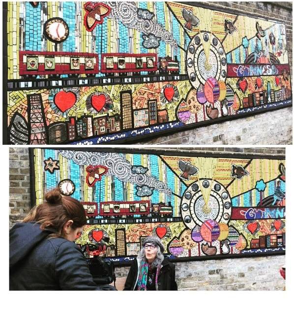 Art4Space's tweet photo. Continue sharing community art on #WCAD2017: LOUGHBOROUGH PARK MOSAIC: The artwork brings colour and life to the new estate https://t.co/udsujzFIZK