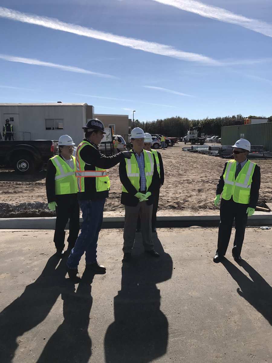 GRLobby's tweet photo. Big thx 2 @JeffreyBrandes for taking  time to tour @icamrwins construction site. Great visit of an AMAZING &amp; game-changing facility for FL. https://t.co/Ya1DxlUUfy