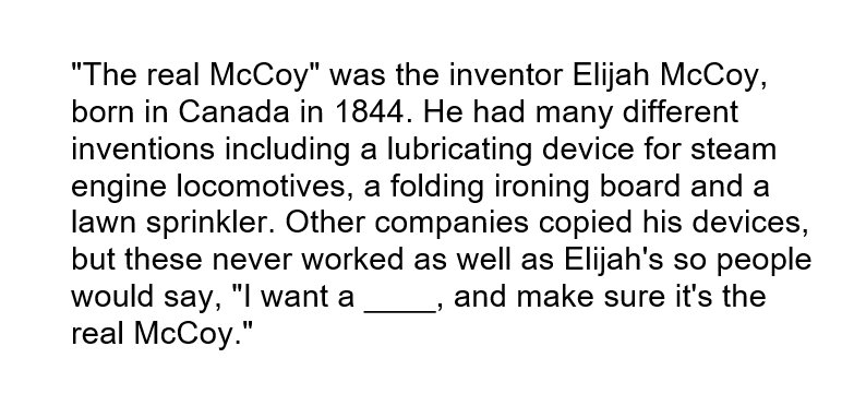 norm's tweet image. Fun fact: The phrase "the real McCoy" came from Elijah McCoy. #BlackHistoryMonth