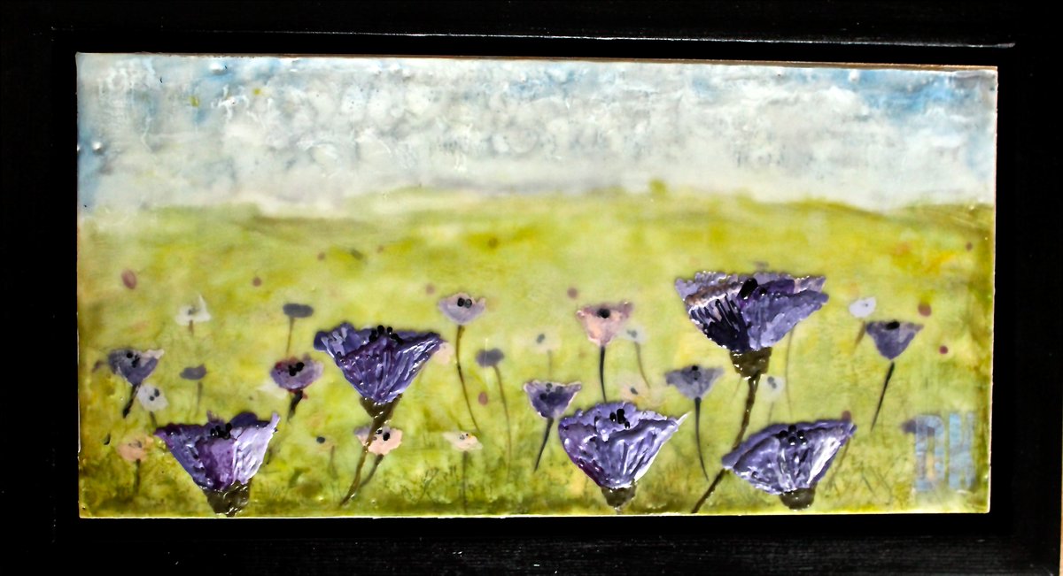 JakesGallery's tweet photo. This! lovely encaustic painting - happy in any home and part of our #artforMac fundraiser.  Current Bid just $75 - bid before 4pm Saturday! https://t.co/geUjTZIwaP