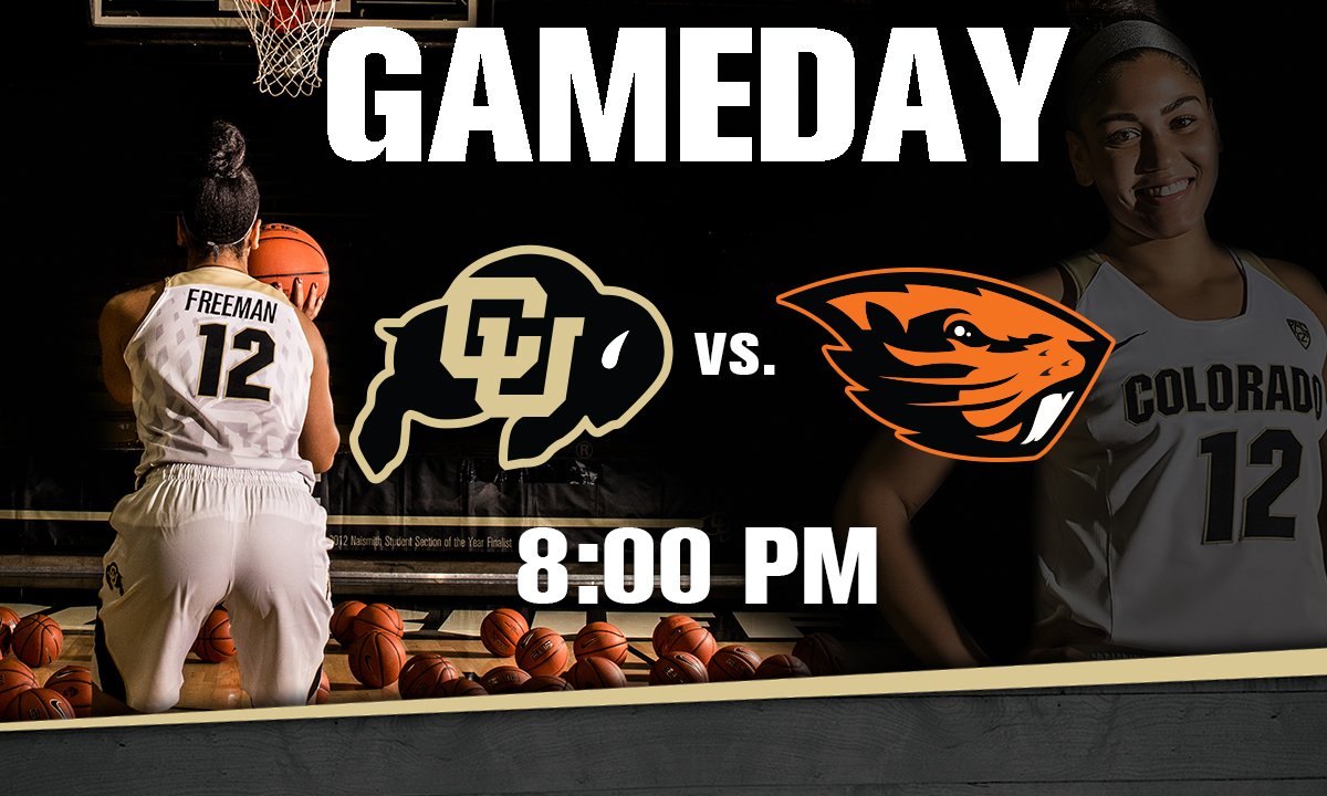 😎 Wake up, it's GAMEDAY! Buffs take on <a href="/BeaverWBB/">Oregon State WBB</a> TONIGHT <a href="/CoorsEC/">CU Events Center</a> at 8 pm - can't wait to CU there! 

#GoBuffs