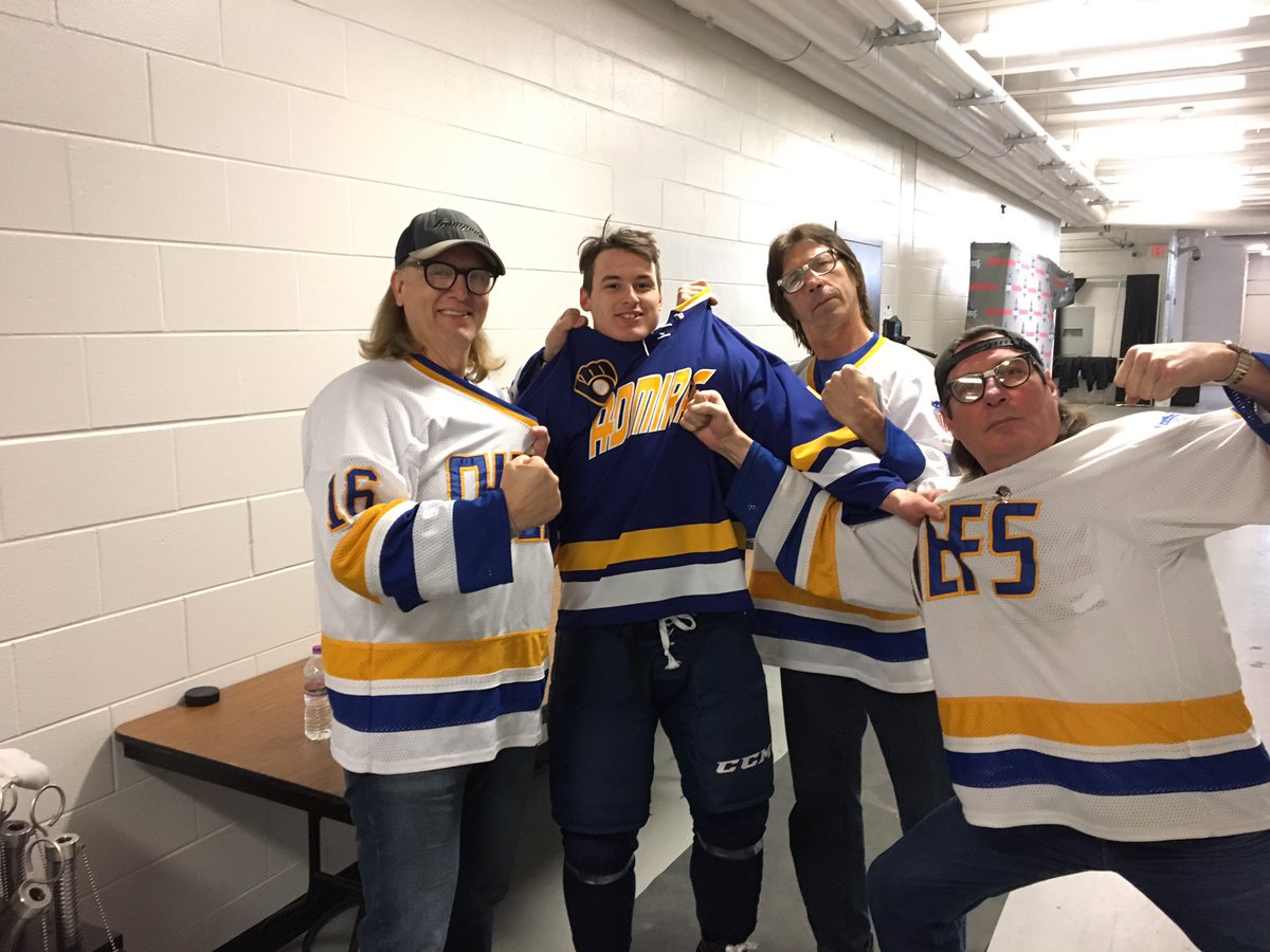 mkeadmirals's tweet photo. First victim of the day... #SlapShot40 https://t.co/mwtmRpHBqw