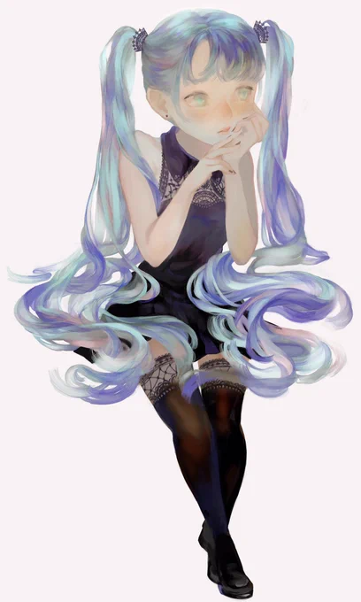 黒レースみく 