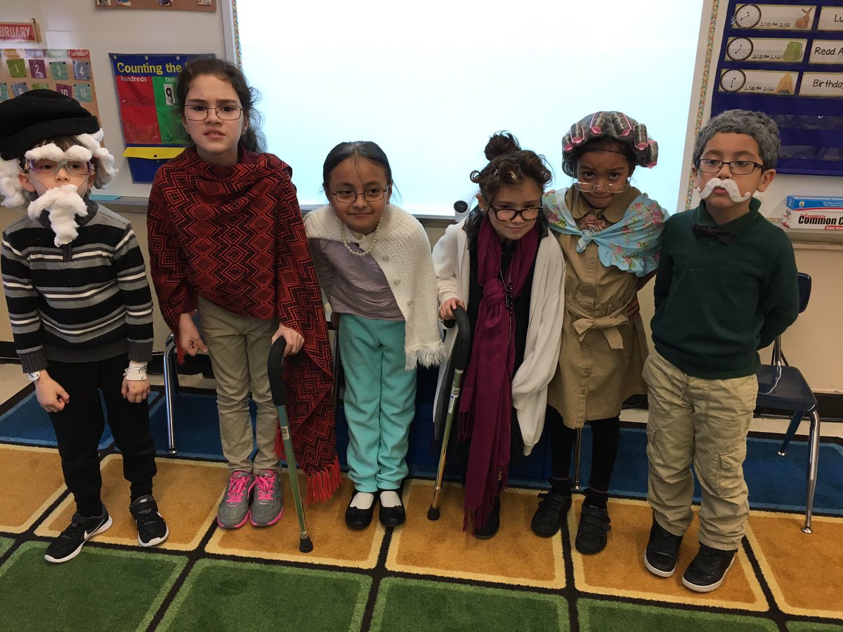 We are 100 years old today! 👵🏽👴🏼#100thdayofschool #76learns #ps76