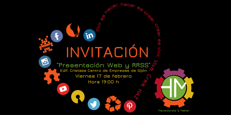 Hazmaker's tweet photo. ¡¡¡Estamos de Presentación!!! Hacedores & Maker (#Hazmaker) os enseña su web y RR.SS.
Conócenos en https://t.co/WinCRVcHlx
#Vive #Crea #Haz https://t.co/fRpDzJLdqL