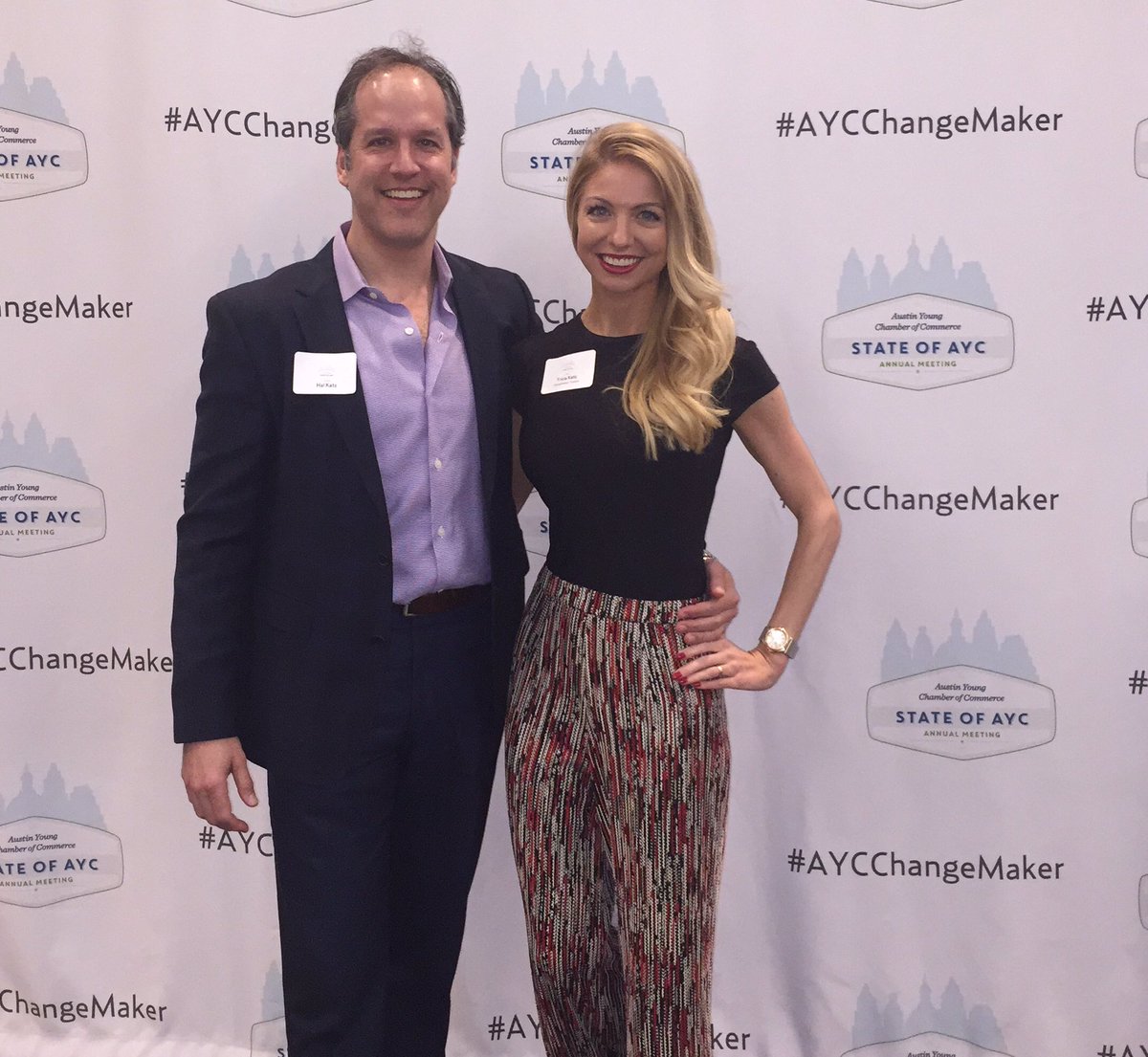 HalSKatz's tweet photo. Talking the talk & walking the walk! Proud and inspired by @techxastrish, and her recognition by the Austin Young Chamber. #AYCChangeMaker https://t.co/BVVcvNX1B9