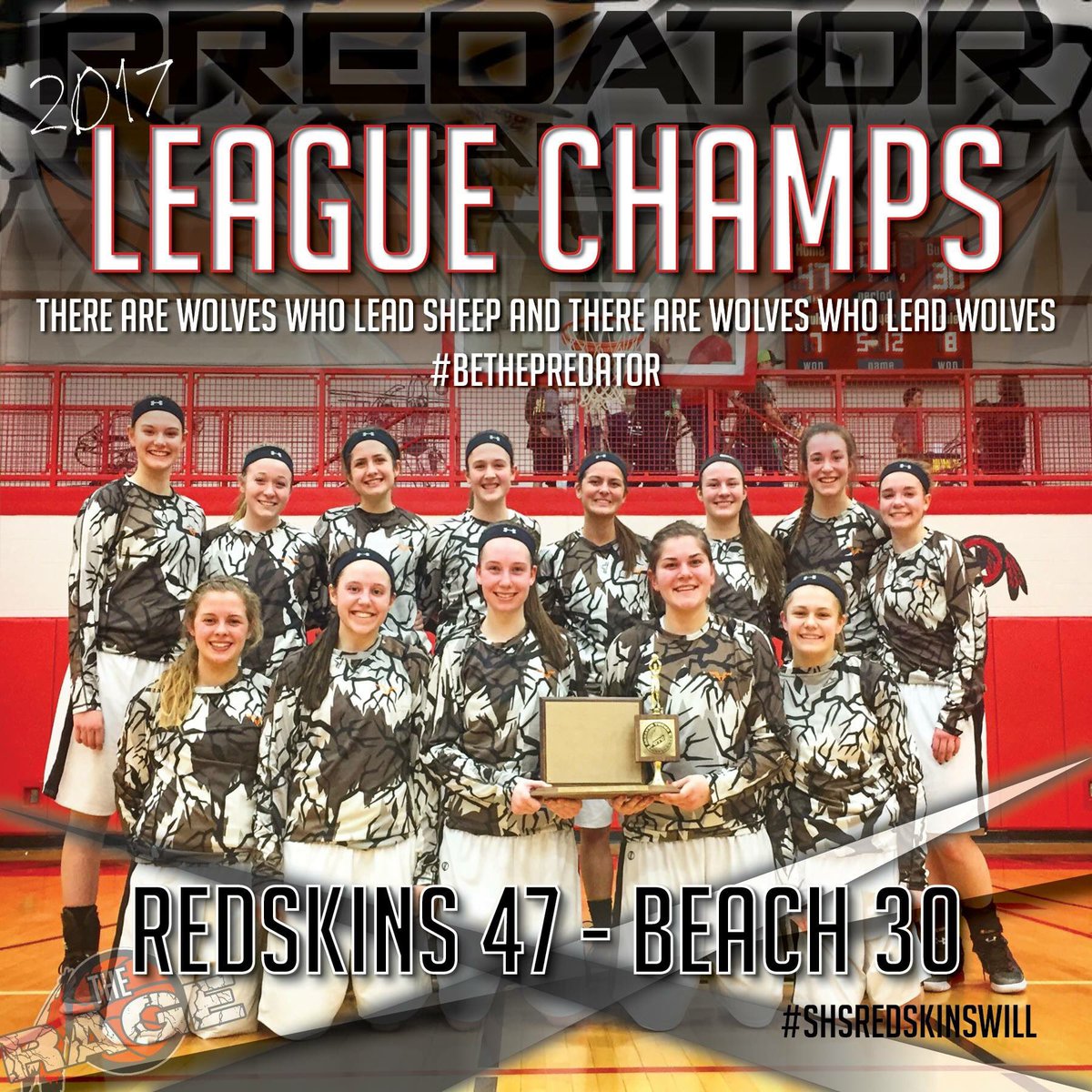ladyredskinsbb's tweet photo. What else can you say... #shsredskinswill #teamteam #basketball #goodtoday #bettertomorrow #predatorwithin #bethepredator #leaguechamps https://t.co/qhckDurOmd
