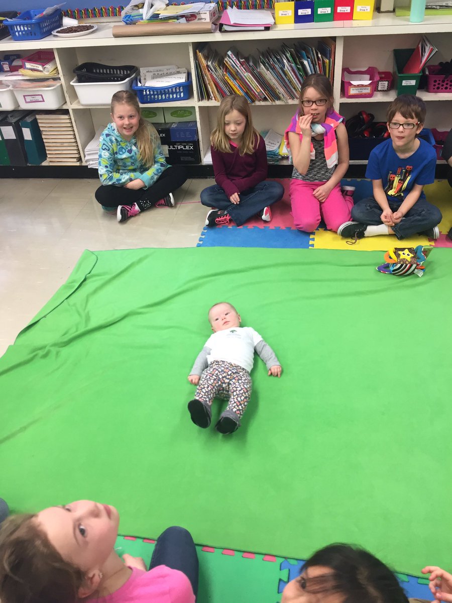 SchoolScs's tweet image. Our Roots of Empathy teacher, Halle, was in the house today! Our grade 2's and 3's love her so much! #learningempathy #scs