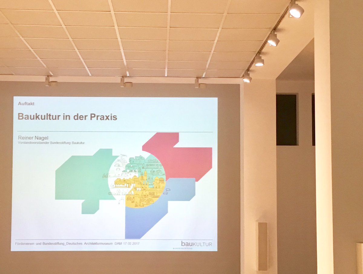 baukultur im lebendigen dialog: auftaktveranstaltung "baukultur in der praxis "....mit der #bundesstiftung #baukultur #bsbk im #DAM