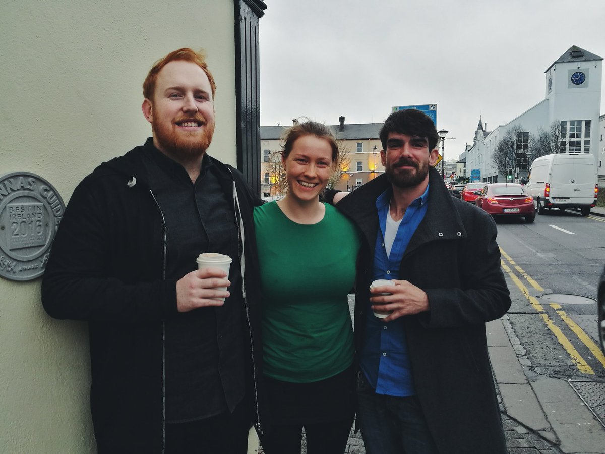 SweetBeatSligo's tweet photo. What a lovely surprise to meet @gavinjames en route to his gig @hmvsoundgarden best of luck tonight from the crew @sweetbeatsligo 💚🙌 https://t.co/bxTQ9tSBbz
