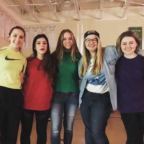 TrafalgarMtl's tweet photo. Yearly, #traffamily students create House Plays - writing, producing, performing in theatrical productions as a group. Here’s the Producers! https://t.co/GubZsgNq7r