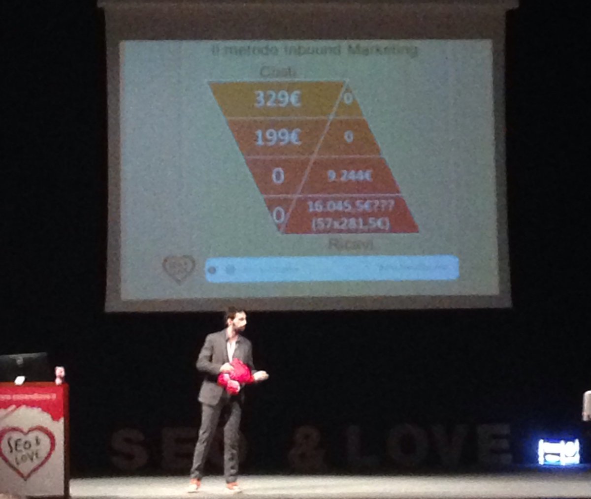 flaminia's tweet photo. Ottimo esempio di concretezza: ama il ROI (caso concreto di investimento/ricavo) #inboundmarketing @jacoposamo #seoandlove https://t.co/oAK7pHM1AM