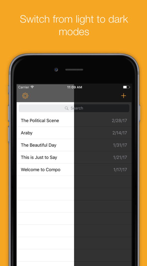 Compotext's tweet image. Check out our brand new dark mode