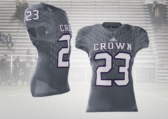 CrownCollegeFB's tweet photo. Lets kickoff the next 100 yrs of @CrownCollege with a #NewLook @CrownCollegeFB #WEnotME #PressOn #WeRoll Thanks to @BIGathleticsMN @adidas https://t.co/3SjnN8kmF9