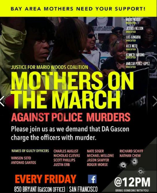 Join us noon today at 850 Bryant as we demand SF District Attorney @GeorgeGascon prosecute <a href="/SFPD/">San Francisco Police</a> killers! 13 open cases dating to Sept 2014!