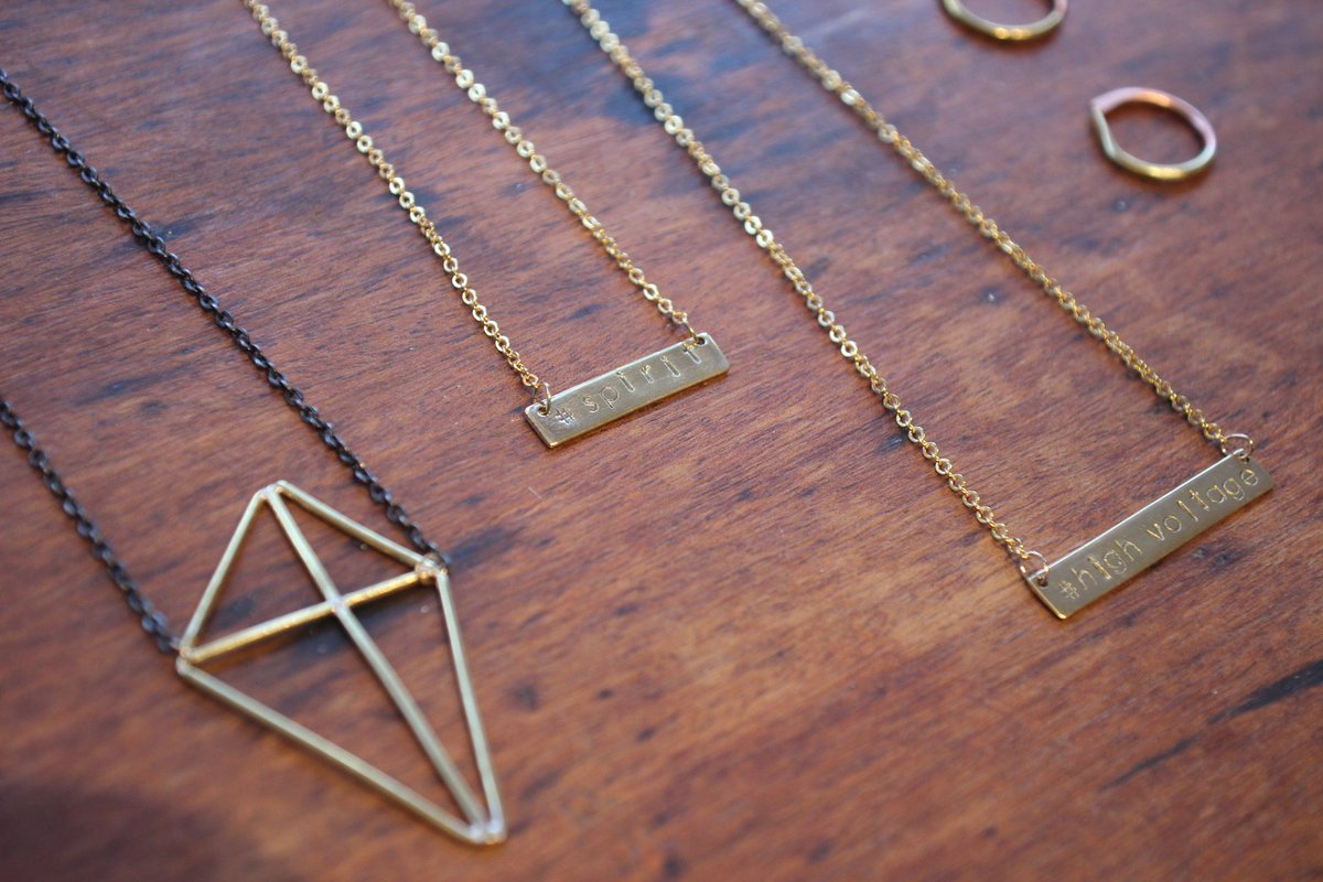 ManchesterCraft's tweet photo. New in from @DestrezaDesigns letterstamped and geometric pendants #Studio12 https://t.co/RUVNEYfSs7