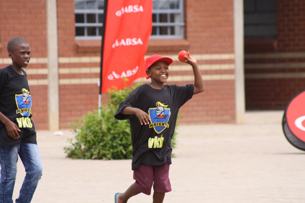 Kamohelo Primary School Grade 3, winners of the VKB <a href="/KnightsCricket/">Knights</a> Backyard Cricket Experience.

#ItsKnightTime #CricketLove
