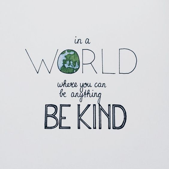 Be kind. #RandomActsOfKindnessDay