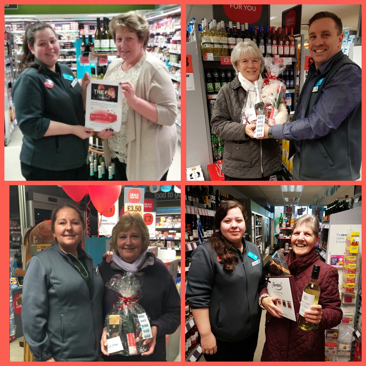 SteveS1711's tweet image. Happy Valentine's raffle winners. Over £300 raised for #Theredcross #beingcoop  @steveall1 @MarkWal80246378 @DarrenDazsaz @MatthewSpeight1