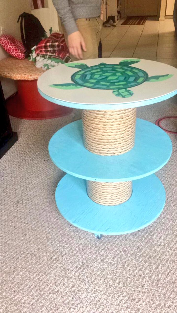 MadisonMalott1's tweet photo. I jokingly asked my brother to make me a bookshelf for all of my books... 3 weeks later and he shows up at my apartment with this. 😩😭💙 https://t.co/m0naZl1m5z