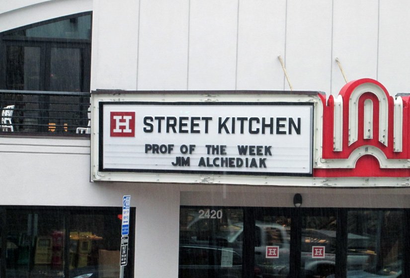 Always behind the camera, finally on the marquee. Well deserved, @NCStateDeptCom Jim Alchediak.