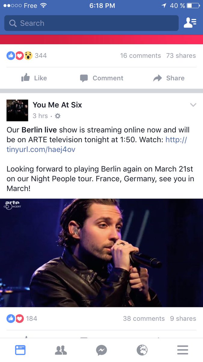 frenchtom34's tweet photo. Je. Suis. Dead. You Me At Six sur arte putain 😂😂😂 bientôt ATL sur le plateau du mag ou à The Voice 🙄 #SavePopPunk https://t.co/ZnCm0UAQ0Q