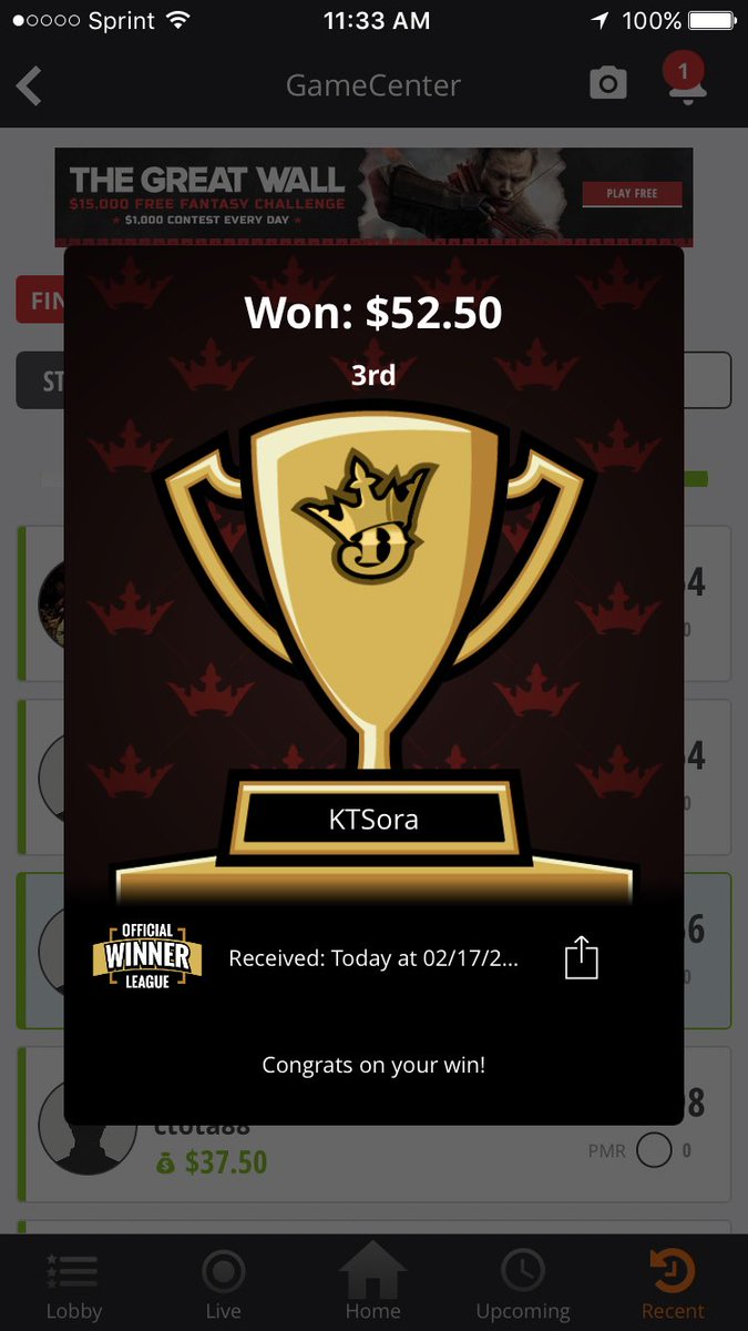 RoyalFlushDFS's tweet photo. LoL is easy! https://t.co/bPd69J6AyY