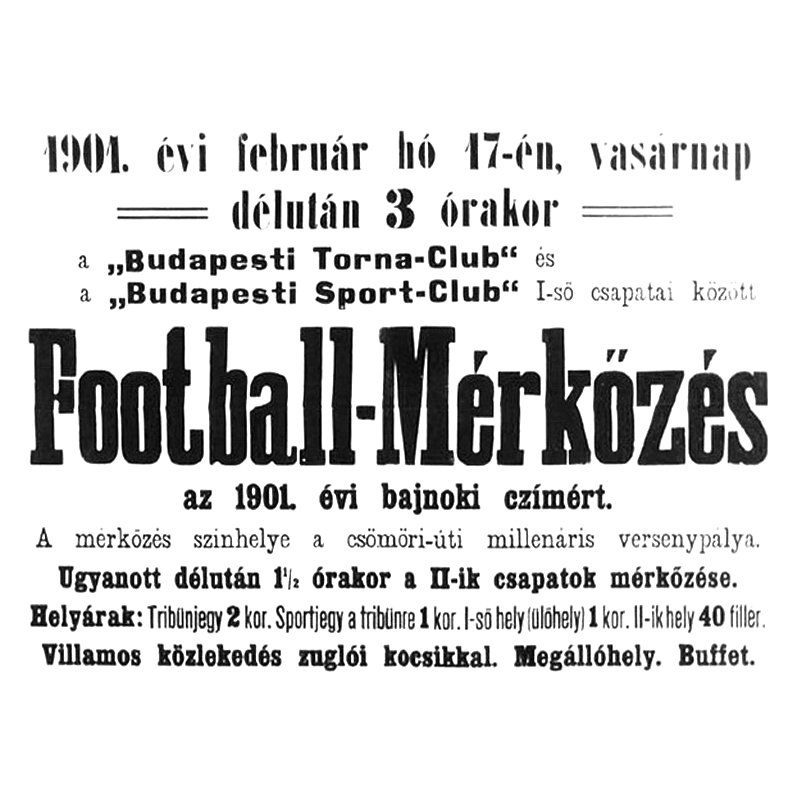 MagyarFutball's tweet image. A mai napon 116 éves az első NBI-es meccs:
magyarfutball.hu/hu/merkozesek/…
#MFstat #nb1 #optbankliga #millenaris #BTC #BSC #budapestitc